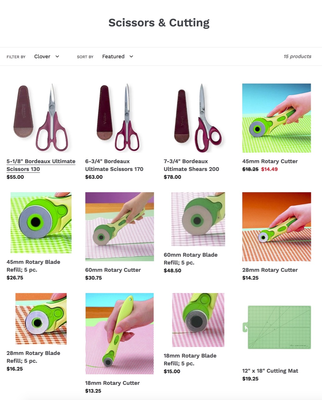 Shop Rotary Cutters, Rotary Cutting Rulers and Rotary Cutting Mats Available at shopnzp.com