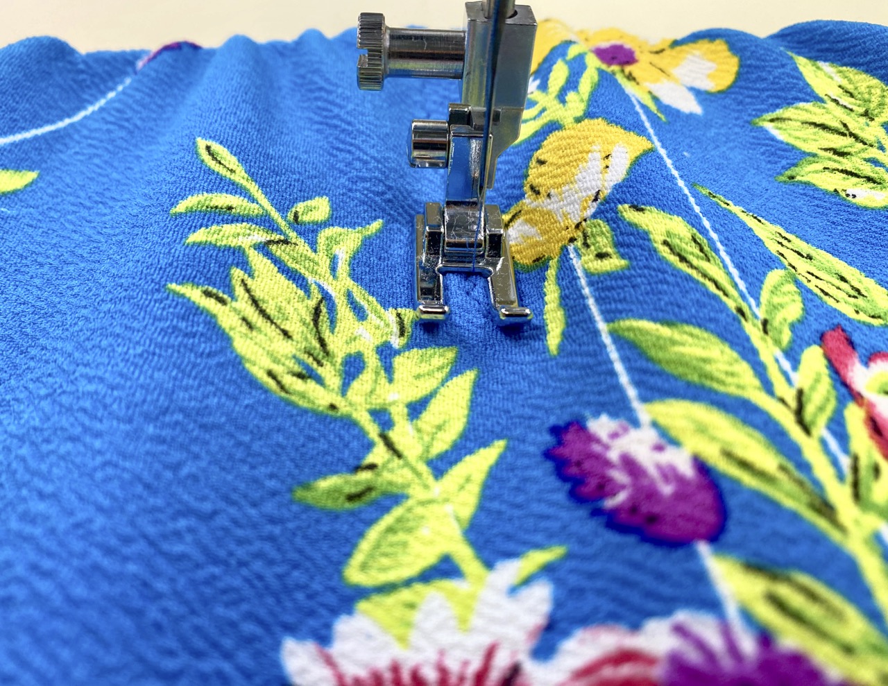Learn how to sew a simple One-Seam Skirt by The NZP Team at the Nancy Zieman Productions Blog.